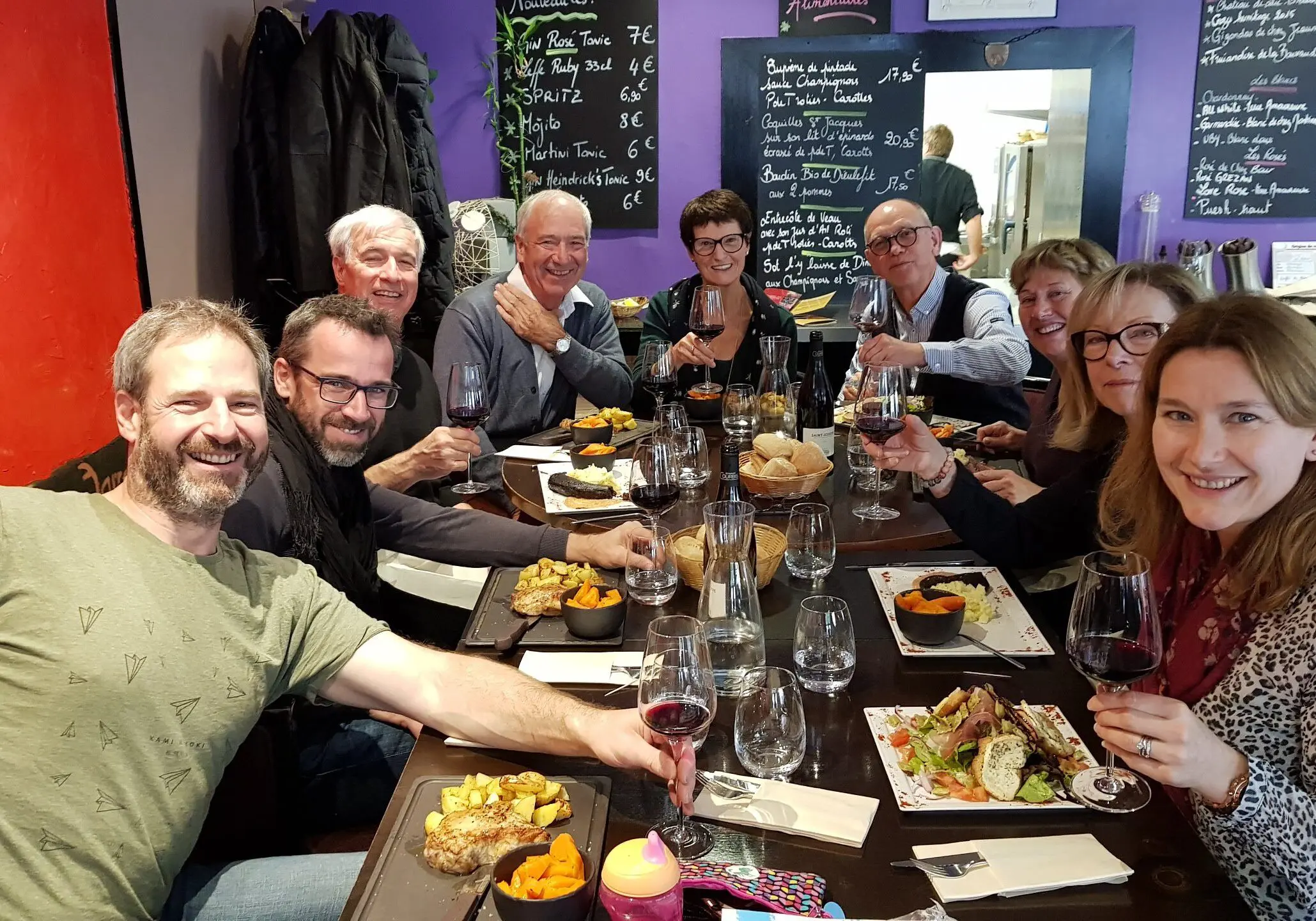A wonderful family meal